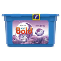 Bold All-in-1 Pods Washing Capsules Lavender & Camomile 12 Washes (Case of 4) - Honesty Sales U.K