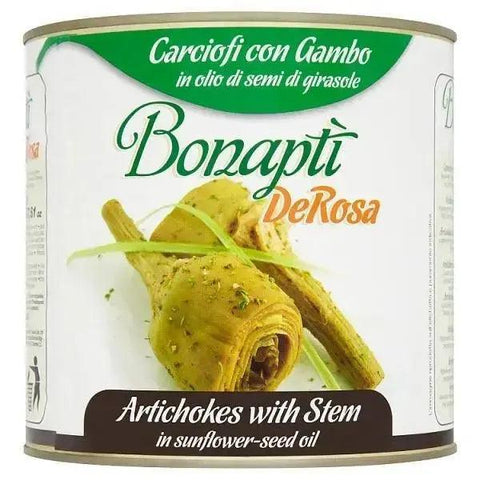 Bonapti Artichokes with Stems 2500g - Honesty Sales U.K