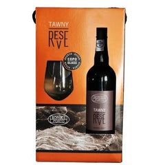 BORGES TAWNY RESERVE - special gift pack with offer of one Port Wine Glass Case of 6 x 75cl BORGES