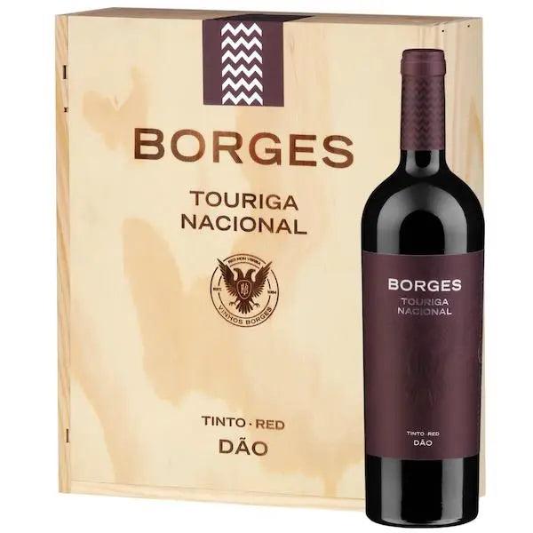 BORGES Touriga Nacional Red Wine (Case of 3 x 75cl in Premium Wooden Case) BORGES