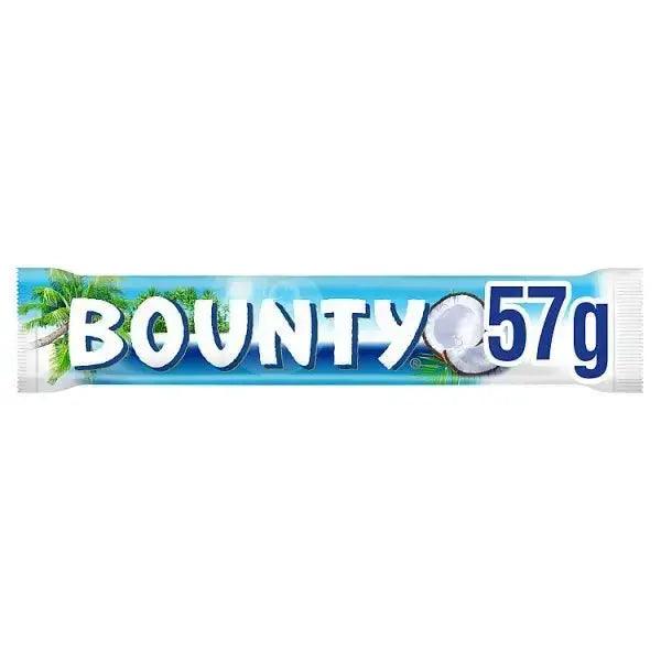 Bounty Coconut Milk Chocolate Duo Bar 57g (Case of 24) - Honesty Sales U.K