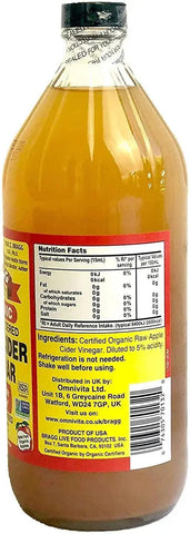 Bragg’s Organic Apple Cider Vinegar 473ml - Honesty Sales U.K