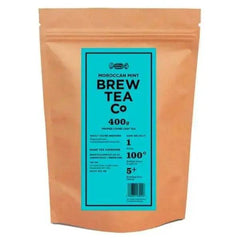 Brew Tea Co Moroccan Mint Proper Loose Leaf Tea 400g - Honesty Sales U.K