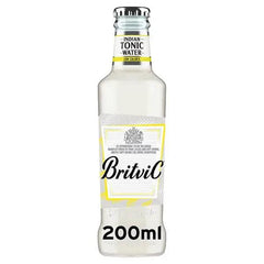 Britvic Indian Tonic Water Low Calorie Bottles 24 x 200ml (Case of 24) - Honesty Sales U.K