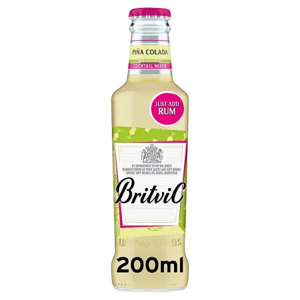 Britvic Piña Colada Non-Alcoholic Cocktail Mixer 200ml (Case of 24) - Honesty Sales U.K