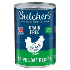 Butchers Chicken and Tripe Wet Dog Food Tin 400g (Case of 12) - Honesty Sales U.K