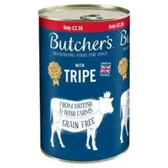 Butchers Tripe Dog Food Tin 1200g (Case of 12) - Honesty Sales U.K