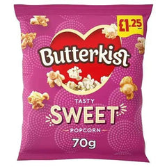Butterkist Tasty Sweet Popcorn 70g: Irresistibly Delicious Snack for Sweet Popcorn Lovers - Honesty Sales U.K