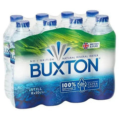 Buxton Still Natural Mineral Water 8 x 50cl - Honesty Sales U.K