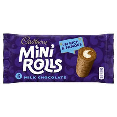 Cadbury 5 Mini Rolls Milk Chocolate - Honesty Sales U.K