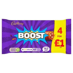 Cadbury Boost Chocolate Bar £1 4 Pack 126g (Case of 9) - Honesty Sales U.K