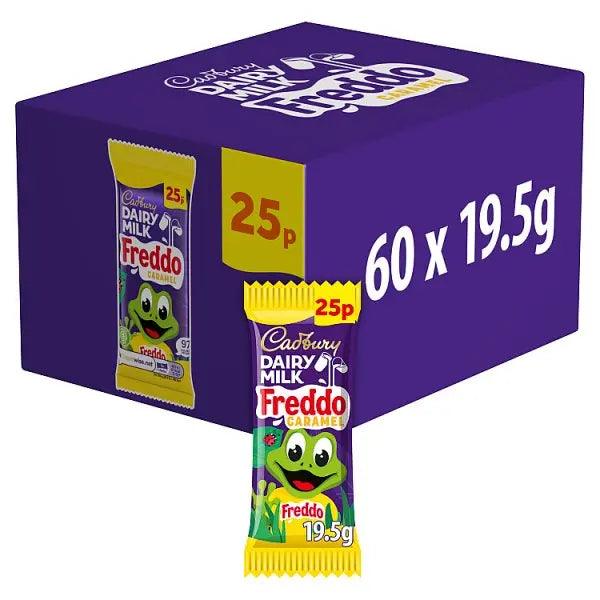 Cadbury Dairy Milk Freddo Caramel Chocolate Bar 25p PMP 19.5g (Case of 60) - Honesty Sales U.K