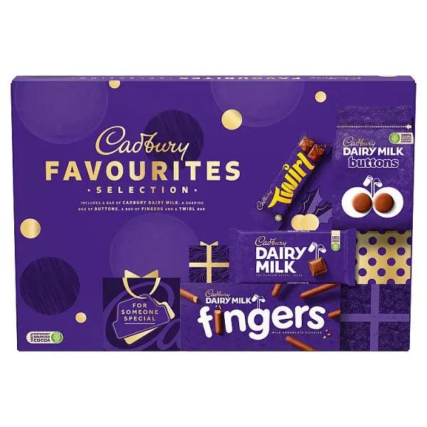 Cadbury Favourites Chocolate Christmas Selection Box 370g (Case of 7) - Honesty Sales U.K