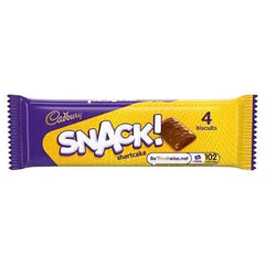 Cadbury Snack Shortcake Chocolate Biscuit 40g (Case of 36) - Honesty Sales U.K
