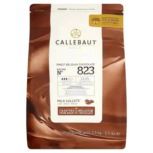 Callebaut Finest Belgian Chocolate Milk Callets 2.5kg - Honesty Sales U.K
