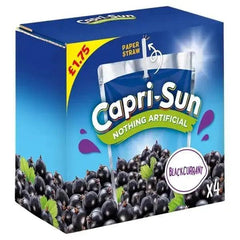 Capri-Sun Blackcurrant 4 x 200ml (Case of 8) - Honesty Sales U.K