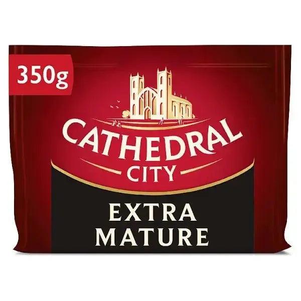 Cathedral City Extra Mature Cheese 350g (Case of 10) - Honesty Sales U.K