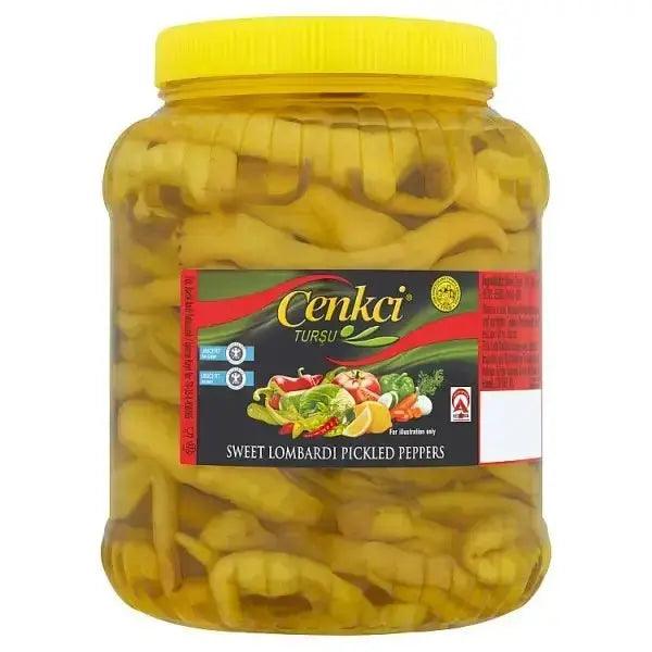 Cenkci Sweet Lombardi Pickled Peppers 1760g (Drained Weight 850g) - Honesty Sales U.K
