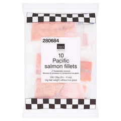 Chef's Essentials 10 Pacific Salmon Fillets 1kg - Honesty Sales U.K