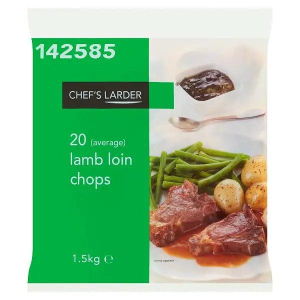 Chef's Larder 20 Lamb Loin Chops 1.5kg - Honesty Sales U.K