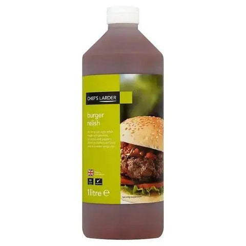 Chef's Larder Burger Relish 1 Litre - Honesty Sales U.K