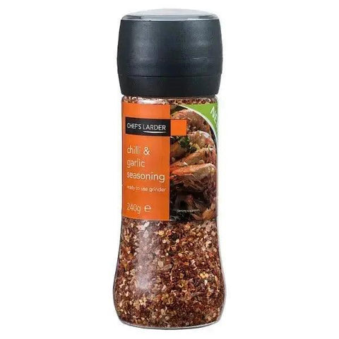 Chef's Larder Chilli & Garlic Seasoning 240g - Honesty Sales U.K