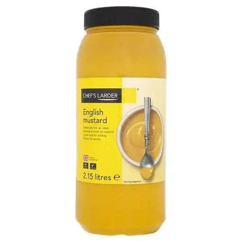 Chef's Larder English Mustard 2.15 Litres - Honesty Sales U.K