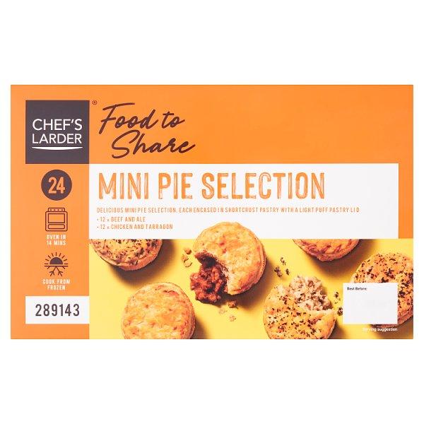 Chef's Larder Food to Share Mini Pie Selection 624g - Honesty Sales U.K