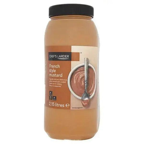 Chef's Larder French Style Mustard 2.15 Litres - Honesty Sales U.K