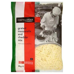 Chef's Larder Grated Mozzarella and Cheddar Mix 2kg - Honesty Sales U.K