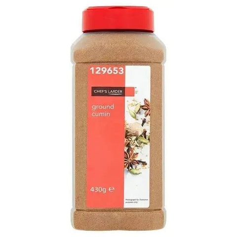 Chef's Larder Ground Cumin 430g Nutrition per - Honesty Sales U.K