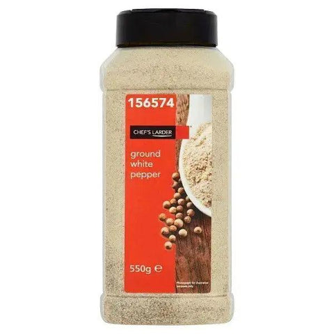 Chef's Larder Ground White Pepper 550g - Honesty Sales U.K