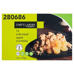 Chef's Larder Individual Apple Crumbles 12 x 175g - Honesty Sales U.K