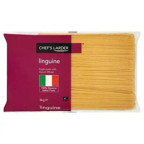 Chef's Larder Linguine 3kg made with durum wheat - Honesty Sales U.K