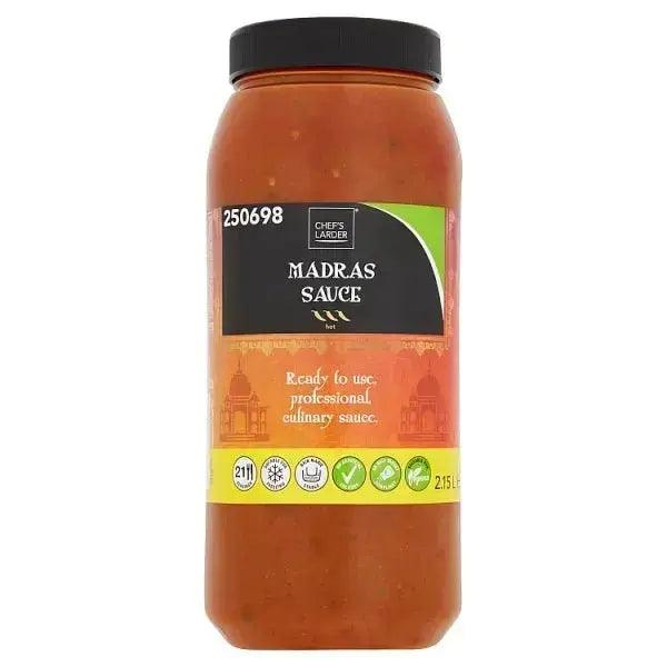 Chef's Larder Madras Sauce 2.15L Chilli rating - Honesty Sales U.K