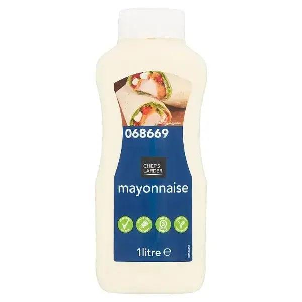 Chef's Larder Mayonnaise 1 Litre High in omega 3 - Honesty Sales U.K