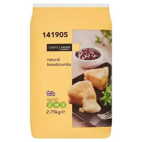 Chef's Larder Natural Breadcrumbs 2.75kg - Honesty Sales U.K