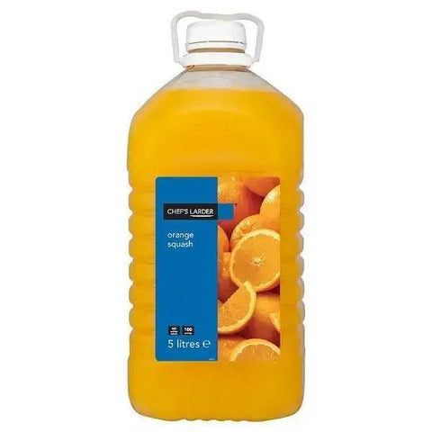 Chef's Larder Orange Squash 5 Litres - Honesty Sales U.K