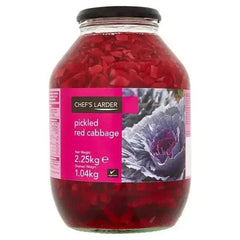 Chef's Larder Pickled Red Cabbage 2.25kg (Drained Weight 1.04kg) - Honesty Sales U.K
