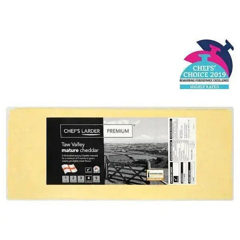 Chef's Larder Premium Taw Valley Mature Cheddar - Honesty Sales U.K