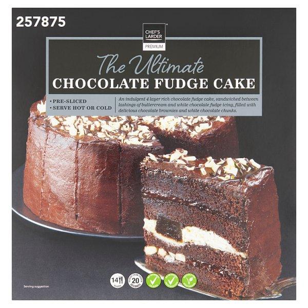 Chef's Larder Premium The Ultimate Chocolate Fudge Cake - Honesty Sales U.K
