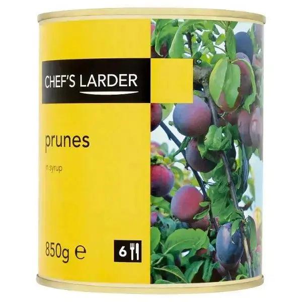 Chef's Larder Prunes in Syrup 850g (Drained Weight 500g) - Honesty Sales U.K