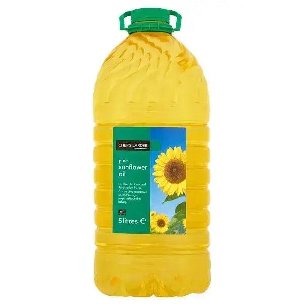 Chef's Larder Pure Sunflower Oil 5 Litres - Honesty Sales U.K