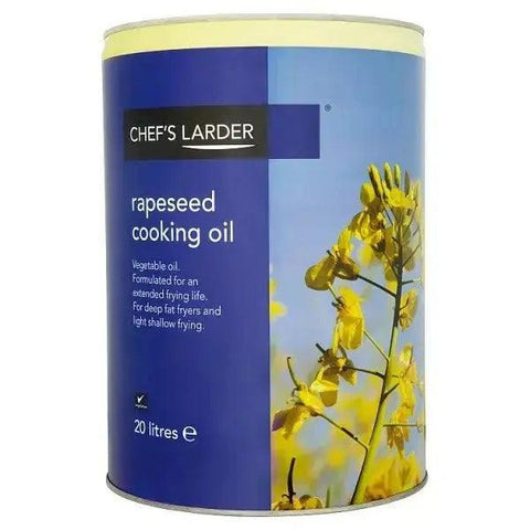 Chef's Larder Rapeseed Cooking Oil 20 Litres - Honesty Sales U.K