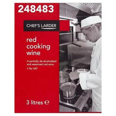 Chef's Larder Red Cooking Wine 3 Litres - Honesty Sales U.K
