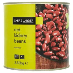 Chef's Larder Red Kidney Beans in Water 2.65kg (Drained Weight 1.50kg) - Honesty Sales U.K