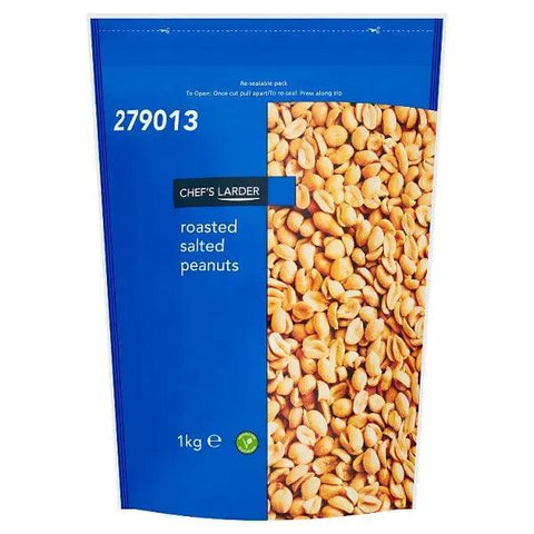 Chef's Larder Roasted Salted Peanuts 1kg - Honesty Sales U.K