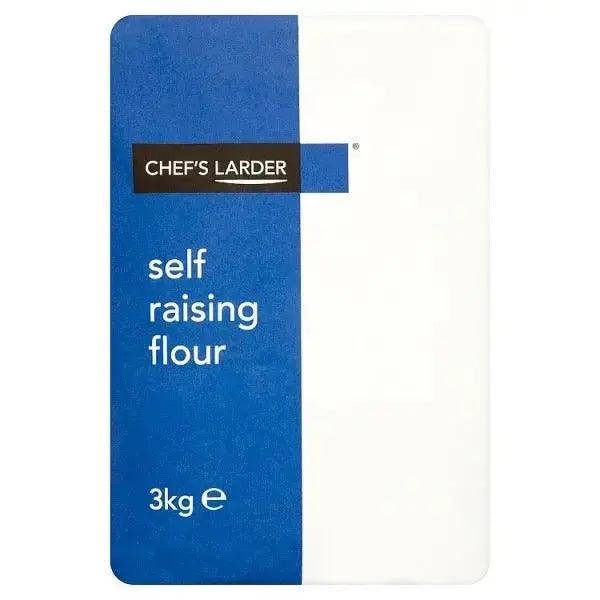 Chef's Larder Self Raising Flour 3kg - Honesty Sales U.K
