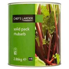 Chef's Larder Solid Pack Rhubarb 2.86kg - Honesty Sales U.K