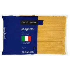 Chef's Larder Spaghetti 3kg Italian pasta - Honesty Sales U.K